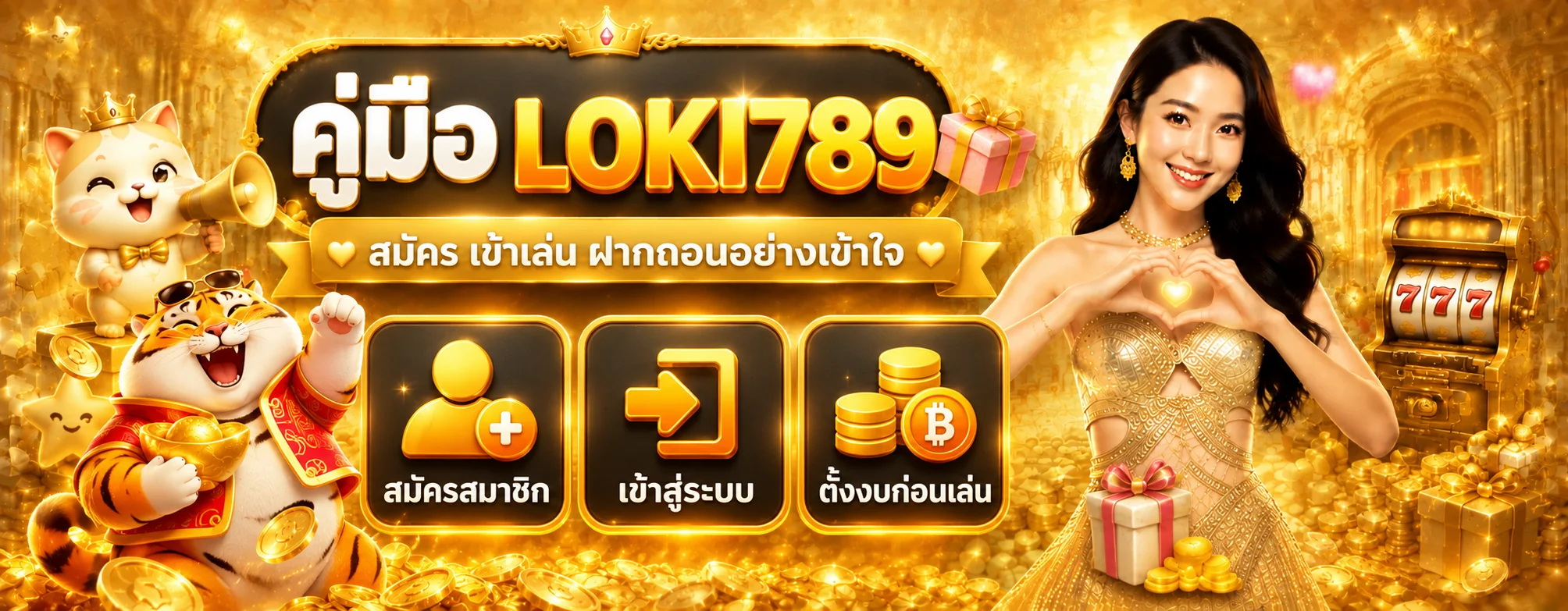 LOKI789 คู่มือสมัคร เข้าเล่น และฝากถอน